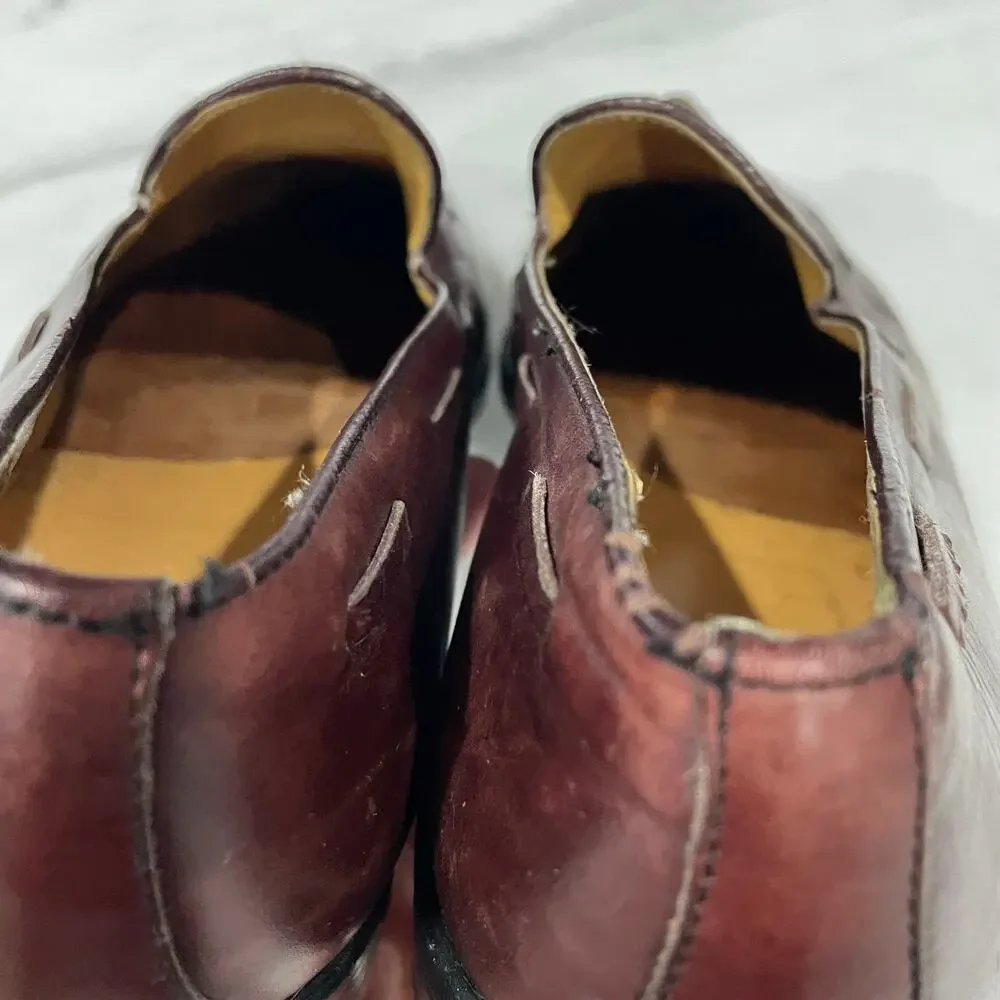 Finsbury Classic Goodyear Welted Men 11.5 Shoes Brown Tassel Loafers Slipon READ